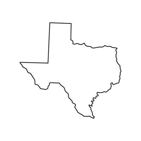 Texas Outline Vector Art, Icons, and Graphics for Free Download