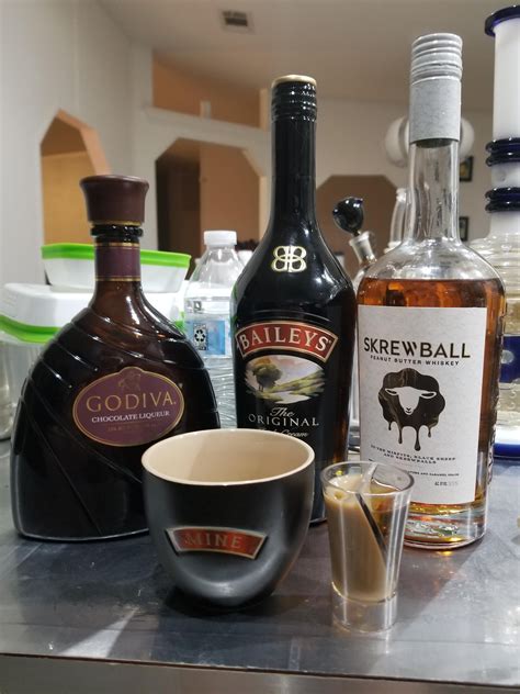 chocolate peanutbutter cup shot 1 oz. Skrewball peanut butter whiskey 1 ...