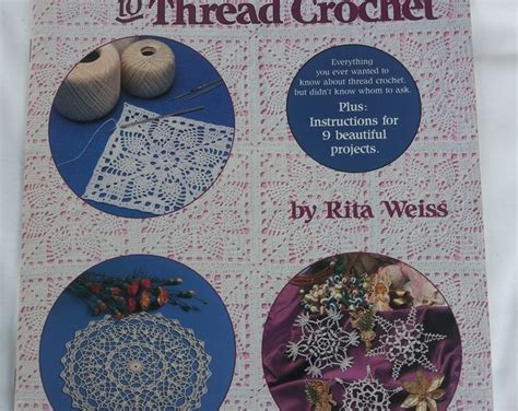 Complete Guide to Thread Crochet Patterns 1994 - Etsy