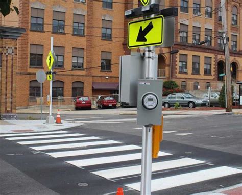 Crosswalk Lights in Pawtucket, Rhode Island Installed to Improve Safety