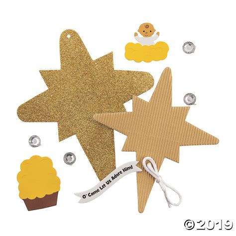 Nativity Star Ornament Craft Kit 12pk Party Supplies Canada - Open A Party