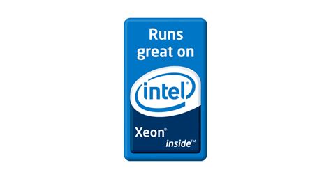 Runs great on Intel Xeon inside Logo Download - AI - All Vector Logo