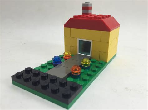 Simple Lego Home my son and I built yesterday. : minimalism