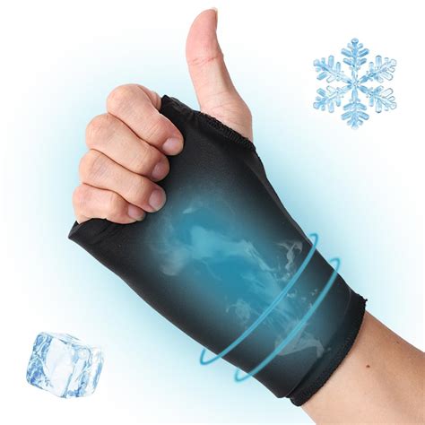 Buy HANNEA® Wearable Thumb Wrist Ice Pack Hot & Cool Use Gel Wrist Brace Reusable Ice Pack for ...