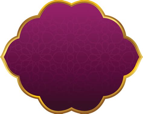 Set Of Luxury Golden Arabic Islamic Banner Title Frame Png Transparent ...