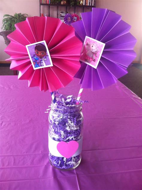 Doc McStuffin's Centerpiece from my daughters 2nd birthday party :) Birthday Blast, Fourth ...