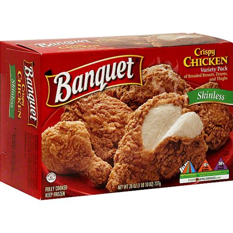 Banquet® Skinless Crispy Chicken Variety Pack 26 oz. Box | Meals ...