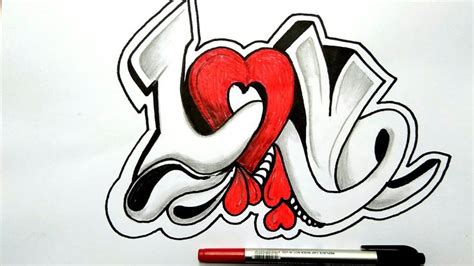 How to draw graffiti love | Graffiti drawing, Word drawings, Graffiti art letters