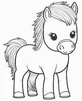 Horse Pictures Coloring Pages sketch template