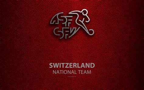 Download wallpapers Switzerland national football team, 4k, leather ...