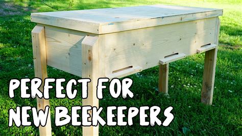 How to build a simple HORIZONTAL BEEHIVE for UNDER $50! - YouTube