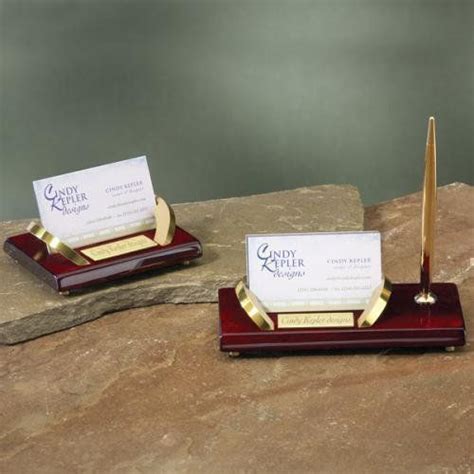 Beautify your desk today with our beauteous wooden visiting card holder ...