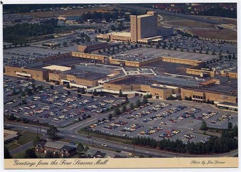 Four Seasons Mall in the 1970's postcard Greensboro, Four Seasons ...