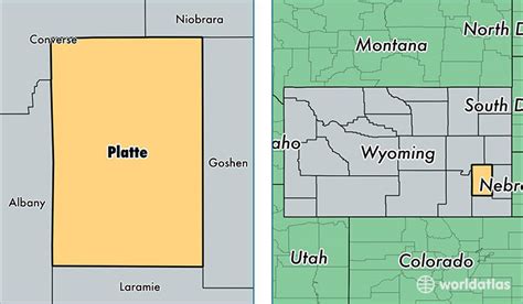 Platte County, Wyoming / Map of Platte County, WY / Where is Platte County?