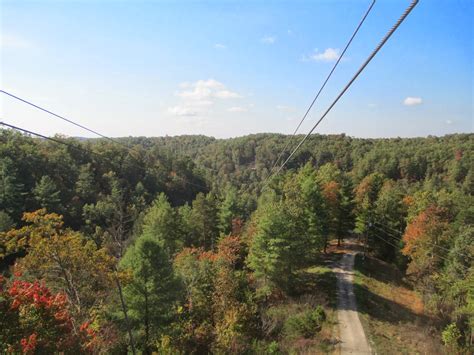 Ziplining Across the USA: Sunday October 13 Red River Gorge Campton, Kentucky