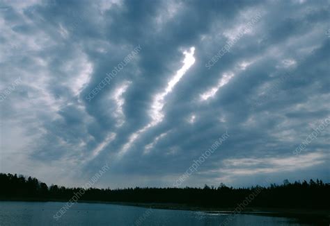 Altocumulus clouds - Stock Image - E120/0332 - Science Photo Library