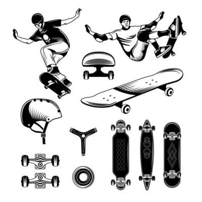 Skateboard Vector Art, Icons, and Graphics for Free Download