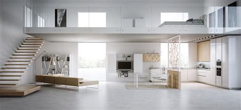 Modern loft layout | Interior Design Ideas