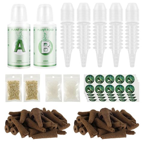 166 Pcs Seed Pod Kit Reusable Hydroponic Pods Kit Indoor Hydroponic ...