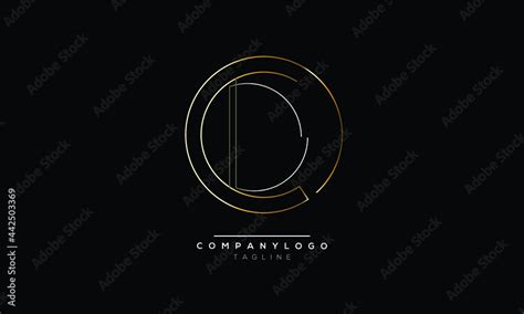 COD initials monogram letter text alphabet logo design Stock Vector ...