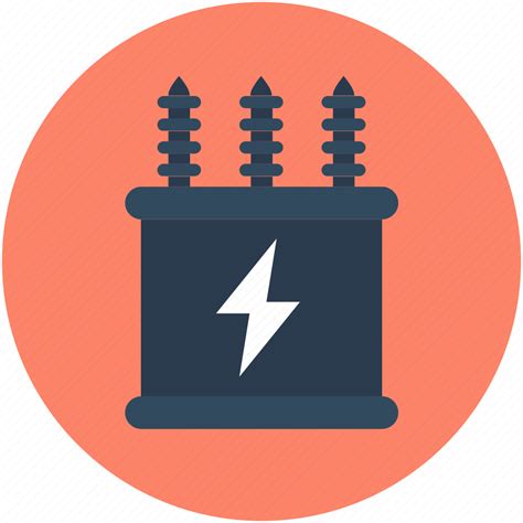 Electricity, electricity transformer, power supply, power transformer, radiator icon - Download ...