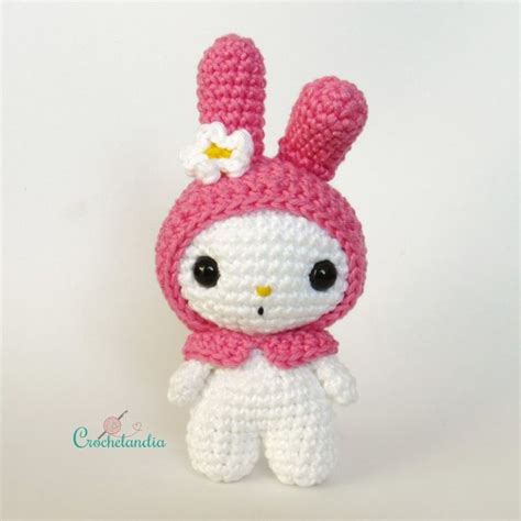 Toy Art Amigurumi My Melody - by Crochelandia | Hello kitty crochet ...