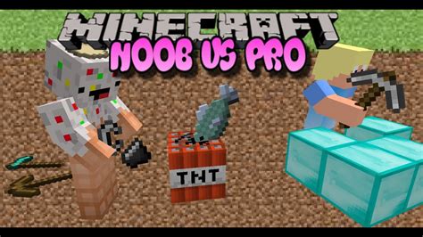 Noob Vs Pro (Minecraft) - YouTube