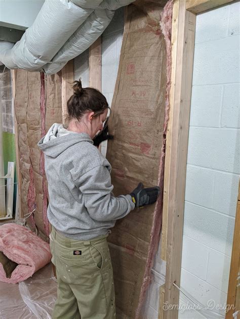 Insulating Basement Walls with Fiberglass Batting | Insulating basement ...