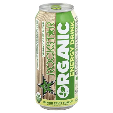 Rockstar Island Fruit Organic Energy Drink - Shop Sports & Energy ...