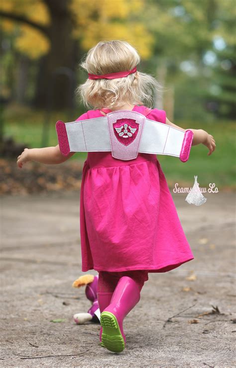 skye paw patrol halloween costume with wings and goggles - Seams Sew Lo