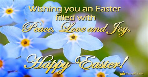 Easter filled with Peace, Love and Joy