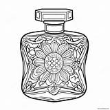 Perfume Bottle Coloring Page 50083 39615 sketch template