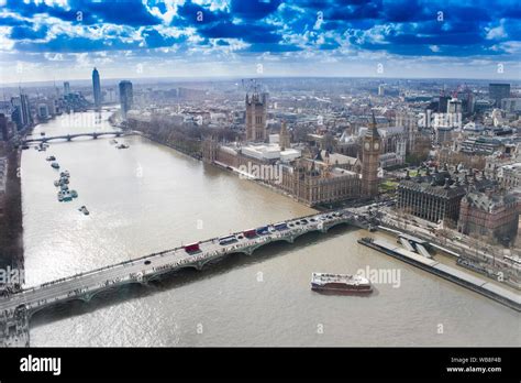 aerial view of London city skyline, panorama Stock Photo - Alamy