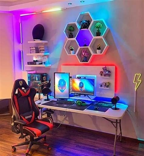 Pin on el chidori | Gaming room setup, Game room design, Room setup