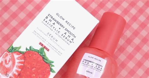 Glow Recipe | Strawberry Smooth BHA + AHA Salicylic Acid Serum: Review ...