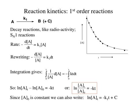 PPT - Reaction kinetics: 1 st order reactions PowerPoint Presentation, free download - ID:5200998