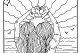Girlfriends Coloring Book Instant Download Digital S  Etsy Canada sketch template