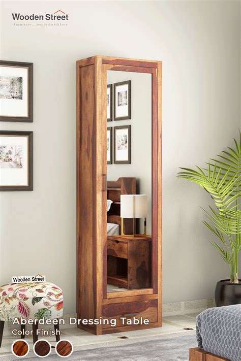 Elegant Design. One drawer at the bottom, six shelves behind the doors, and a full-size mirror ...