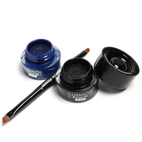 [32% OFF] 2 Pcs Waterproof Liquid Eyeliner Gel Kit | Rosegal