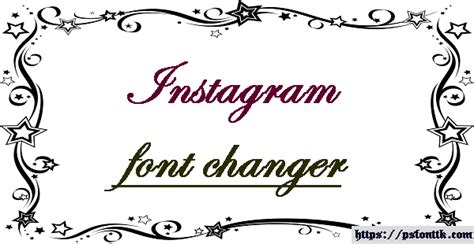 Instagram font changer - Psfont tk