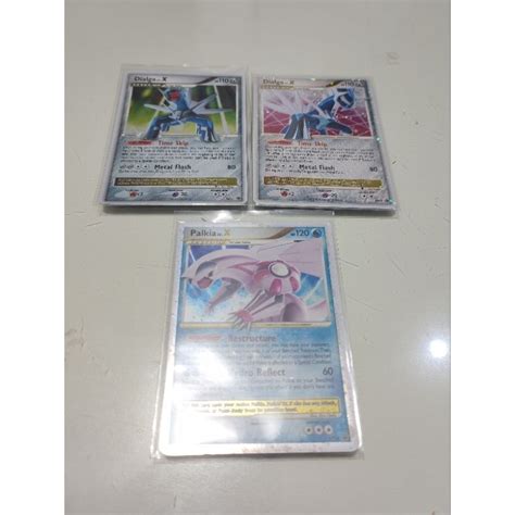 Pokemon Lvl X cards Palkia and Dialga | Shopee Philippines