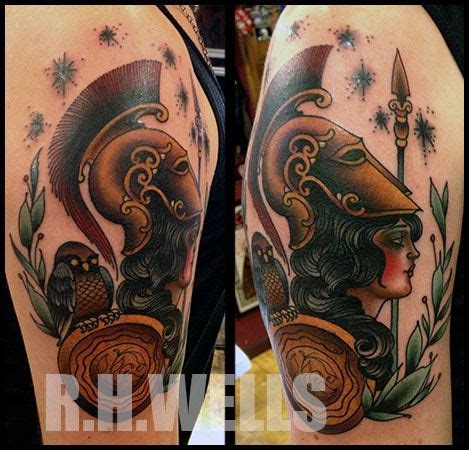 Athena Helmet Tattoo | www.pixshark.com - Images Galleries With A Bite ...