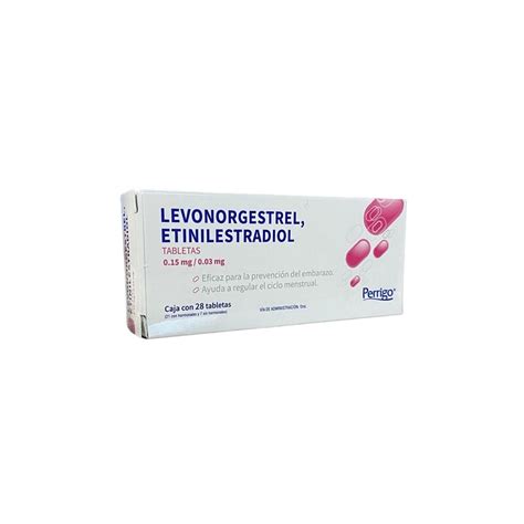 LEVONORGESTREL (ETINILESTRADIOL) 0.15MG/0.03MG 28 TABLETAS - MEXIPHARMACY - FARMACIA ONLINE EN ...