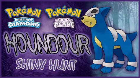 Shiny Houndour Hunt - Pokemon Brilliant Diamond and Shining Pearl - YouTube