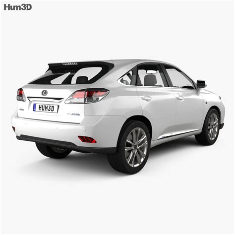 Lexus RX F sport hybrid 2015 3D model - Download Crossover SUV on ...