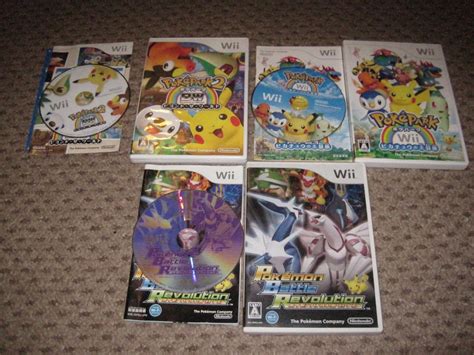 Every Japanese Pokemon Nintendo Wii Game by EdensElite on DeviantArt