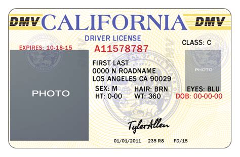 California Drivers License Template | California In 2019 with Blank ...