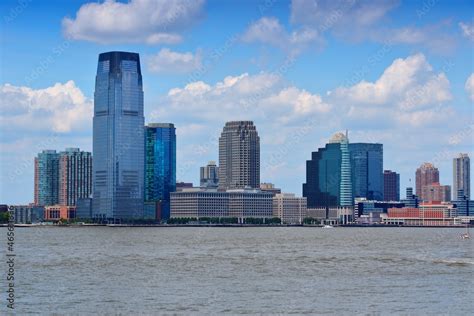 Jersey City skyline Stock Photo | Adobe Stock