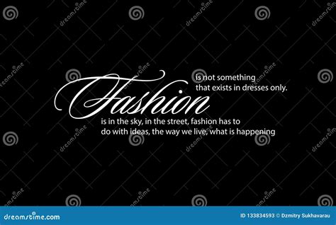 Fashion Calligraphy. Minimal Fashion Slogan, Logo Design Stock ...