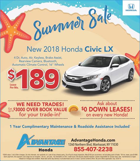 honda lease deals 2018 honda civic lease special // Automotives